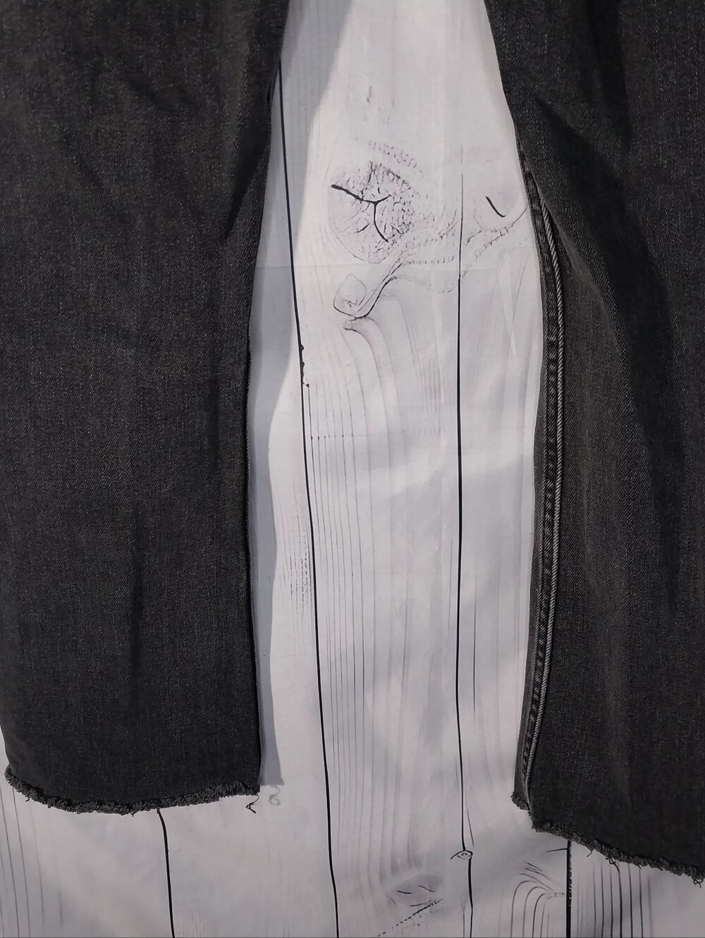 Everlane The Cheeky Bootcut High-Rise Raw Hem Casual Retro Boho Preppy Jeans - Picture 8 of 8